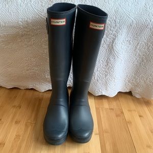 SOLD Navy Hunter Boots